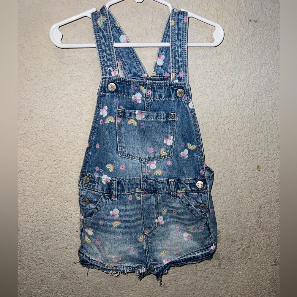 babyGap I Disney Denim Shortalls size 5 *used*
